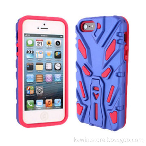 Transformer Combo PC Silicone Cellphone Cover, Suitable for Apple's iPhone 5G